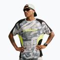 Pánske bežecké tričko Nike Dri-FIT Printed SS smoke grey/black/light lemon twist