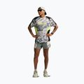 Pánske bežecké tričko Nike Dri-FIT Printed SS smoke grey/black/light lemon twist 2