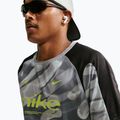 Pánske bežecké tričko Nike Dri-FIT Printed SS smoke grey/black/light lemon twist 6