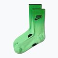 Ponožky Nike Run Midweight illusion green/black