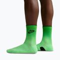 Ponožky Nike Run Midweight illusion green/black 6