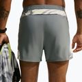 Pánske bežecké šortky Nike Dri-Fit 4" smoke grey/black/light lemon twist 5
