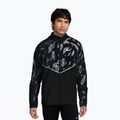 Pánska bežecká bunda Nike Miler Repel UV Printed black/black