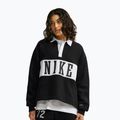 Dámska mikina Nike Studio Fleece Medium Weight total black/sail/sail