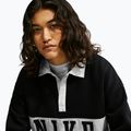 Dámska mikina Nike Studio Fleece Medium Weight total black/sail/sail 5