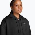Dámska mikina Nike Studio Fleece Medium Weight Oversized Full Zip total black/sail 3