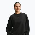 Dámska mikina Nike Studio Fleece Medium Weight total black/sail 4