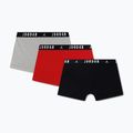 Pánske boxerky Jordan Flight Cotton Trunk 3pk gym red/black 2