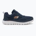 Pánske topánky SKECHERS Burns Agoura navy/orange 2