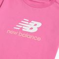 Detské tričko New Balance Jersey Stacked Logo Tee pink satin 8