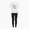 Detská súprava New Balance Floral Shoe Graphic Tee and Legging nb bright white