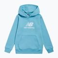 Detská mikina New Balance BB Stacked Logo Hoodie taffy blue
