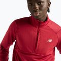 Pánske bežecké tričko longsleeve New Balance Athletics Heat Grid 1/2 Zip podium red 4