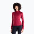 Dámske bežecké tričko longsleeve New Balance Athletics Heat Grid 1/2 Zip podium red