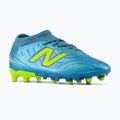 Detské kopačky New Balance Tekela Team V5 FG metallic blue/alkaline green