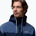 Pánska softshellová bunda Columbia Challenger II Windbreaker collegiate navy/dark mountain 6