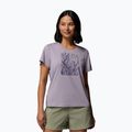 Dámske tričko Columbia Parsons Point Scoop Tee lavender pearl heather/canopy view