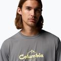 Pánske tričko Columbia Zero Rules Light Graphic Crew city grey/scripted peaks 5
