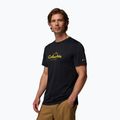Pánske tričko Columbia Zero Rules Light Graphic Crew black/scripted peaks 4
