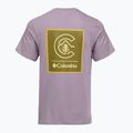 Pánske tričko Columbia CSC Basic Logo Back Tee shale purple/linework c badge 2
