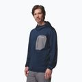 Pánska trekingová mikina Columbia Tall Heights Hdd Grid Fleece Full Zip collegiate navy/city grey