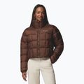 Dámska zateplená bunda Columbia Puffect III Cropped tobacco