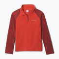 Detská fleecová mikina Columbia Glacial Half Zip super sonic/red oxide