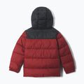 Detská zateplená bunda Columbia Puffect Hooded Red Oxide/Black 2