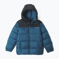 Detská zateplená bunda Columbia Puffect Hooded Phoenix Blue/Black