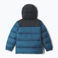 Detská zateplená bunda Columbia Puffect Hooded Phoenix Blue/Black 2