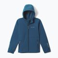 Detská softshellová bunda Columbia Ascender Hooded Softshell phoenix blue