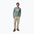 Pánske tričko longsleeve Columbia Parsons Point LS Graphic Tee sedona sage heather framed peakscape 2