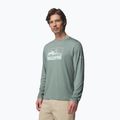 Pánske tričko longsleeve Columbia Parsons Point LS Graphic Tee sedona sage heather framed peakscape 4