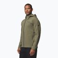Pánska softshellová bunda Columbia Tennen Mountain Hooded Softshell stone green 5