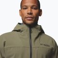 Pánska softshellová bunda Columbia Tennen Mountain Hooded Softshell stone green 6