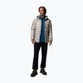 Pánska páperová bunda Columbia Arctic Crest Down Hooded flint grey 2