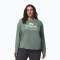 Dámske tričko longsleeve Columbia Parsons Point LS Graphic Tee sedona sage heather/all terrain