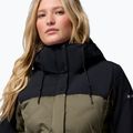 Dámsky páperový kabát Columbia Mountain Croo III Mid Down stone green/black 6