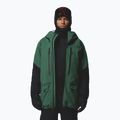 Pánska lyžiarska bunda Columbia Platinum Peak Insulated rain forest/black 6