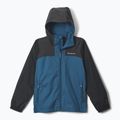 Detská nepremokavá bunda Columbia Rainy Trails III Fleece Lined phoenix blue/black