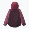 Detská nepremokavá bunda Columbia Rainy Trails III Fleece Lined moonvista/rich wine/antique mauve 2