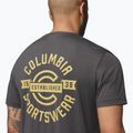 Pánske tričko Columbia Parsons Point SS Back Graphic Tee black heather blocky banner button 6