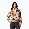 Dámska fleecová mikina Columbia Sequoia Grove II Printed Half Zip camel brown ikatbloom