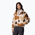 Dámska fleecová mikina Columbia Sequoia Grove II Printed Half Zip camel brown ikatbloom 4