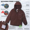 Detská zateplená bunda Columbia Nordic Strider III tobacco 4