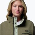 Dámska fleecová mikina Columbia Helvetia II Cropped Half Snap Fleece stone green/safari 5