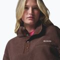 Dámska fleecová mikina Columbia Helvetia II Cropped Half Snap Fleece tobacco 5