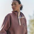 Dámska fleecová mikina Columbia Helvetia II Cropped Half Snap Fleece antique mauve/mineral pink 9