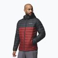 Pánska bunda Columbia Powder Lite II Hooded red oxide/shark 5