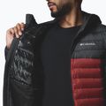 Pánska bunda Columbia Powder Lite II Hooded red oxide/shark 7